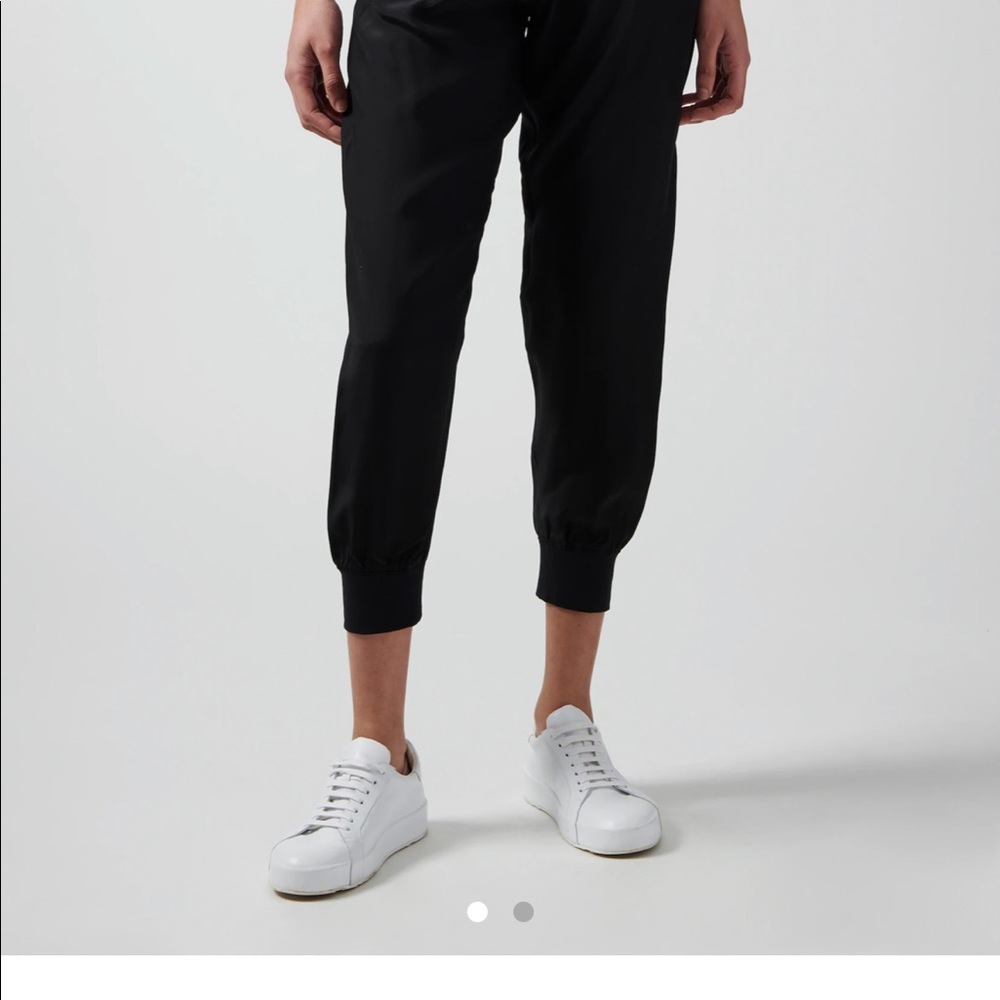 ATM Black 100% silk joggers. Originally $275! Brand new / never worn!